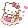 Стикер 11 Смайлы Hello Kitty и Kuromi