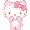 Стикер 13 Смайлы Hello Kitty и Kuromi