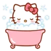 Стикер 29 Смайлы Hello Kitty и Kuromi