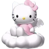 Стикер 8 Смайлы Hello Kitty и Kuromi