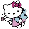 Стикер 27 Смайлы Hello Kitty и Kuromi