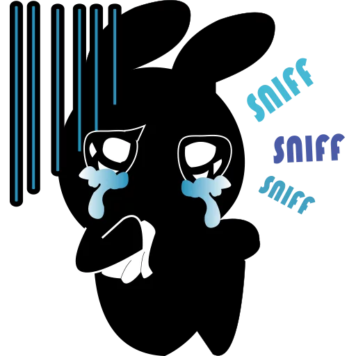 😢 Стикер «Sadoconejubi» для Telegram