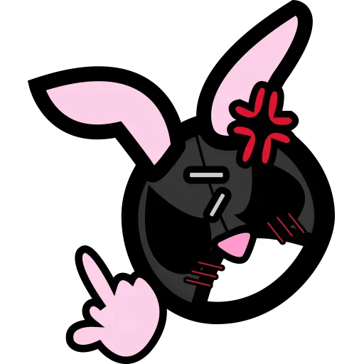 🖕 Стикер «Sadoconejubi» для Telegram