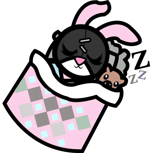 💤 Стикер «Sadoconejubi» для Telegram