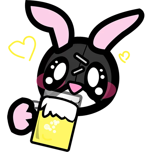 🍺 Стикер «Sadoconejubi» для Telegram