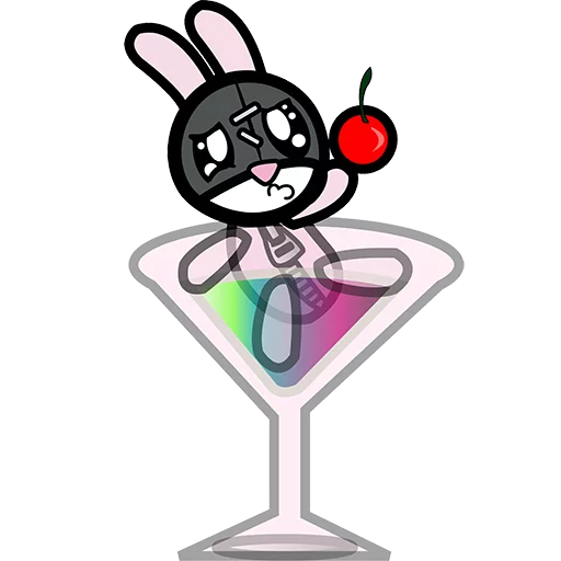 🍸 Стикер «Sadoconejubi» для Telegram