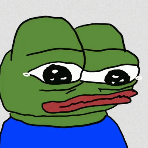 😔 Стикер «Sad Pepe» для Telegram