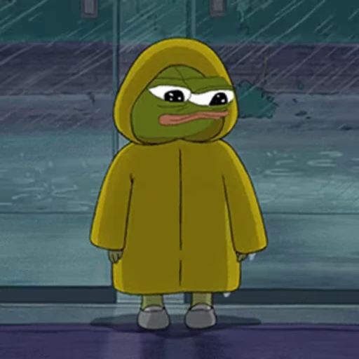🌧 Стикер «Sad Pepe» для Telegram