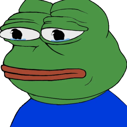 😪 Стикер «Sad Pepe» для Telegram
