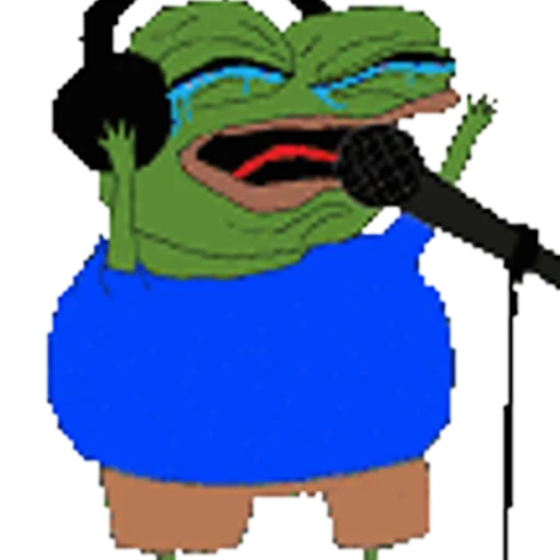 🎤 Стикер «Sad Pepe» для Telegram