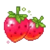 Стикер 8 ❤️ pixel ♡ - пиксельные смайлики
