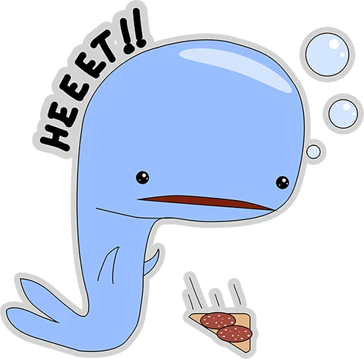 😐 Стикер «BlueWhale» для Telegram
