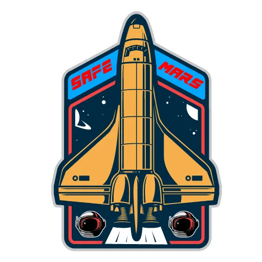 😊 Стикер «SafeMars» для Telegram