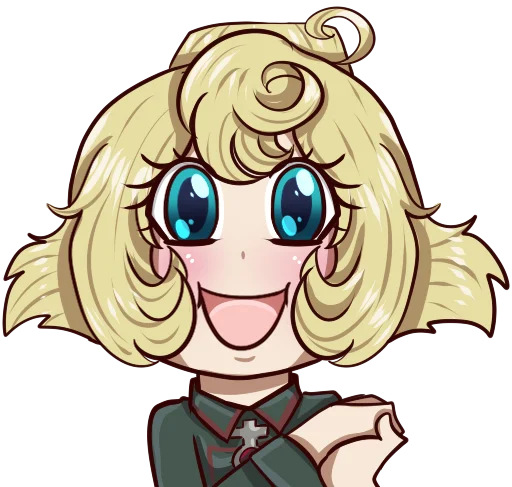 😄 Стикер «Youjo Senki» для Telegram
