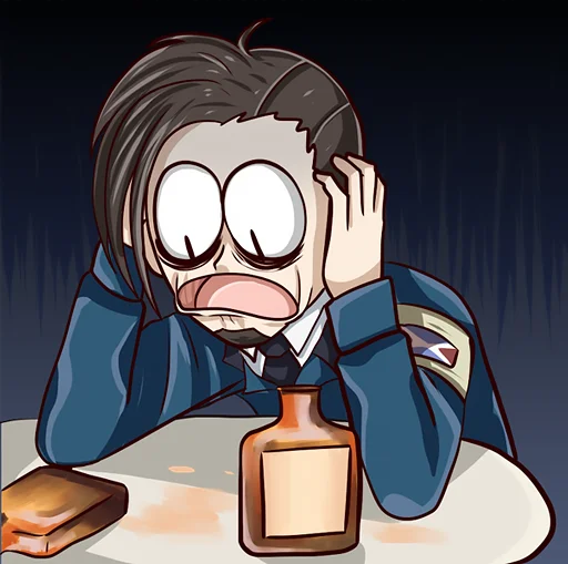 🥃 Стикер «Youjo Senki» для Telegram