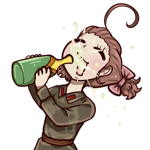 🥳 Стикер «Youjo Senki» для Telegram