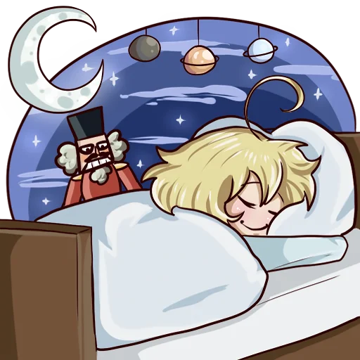 😴 Стикер «Youjo Senki» для Telegram