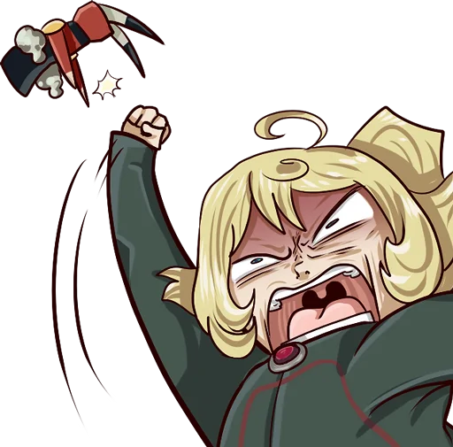 😡 Стикер «Youjo Senki» для Telegram
