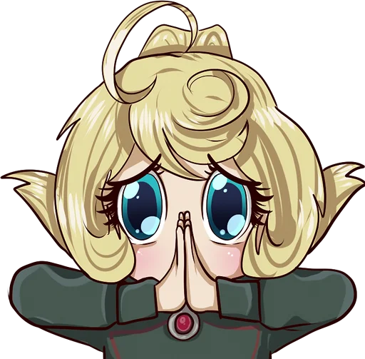 🥺 Стикер «Youjo Senki» для Telegram