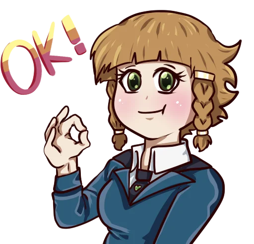 👌 Стикер «Youjo Senki» для Telegram