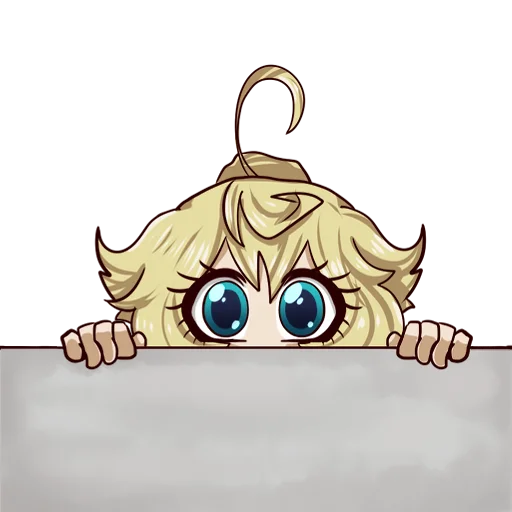 👀 Стикер «Youjo Senki» для Telegram