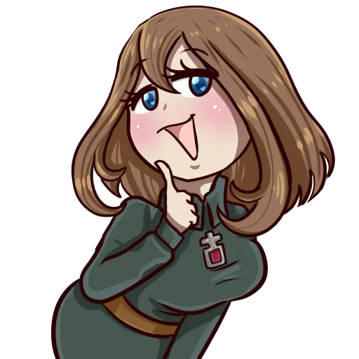😏 Стикер «Youjo Senki» для Telegram