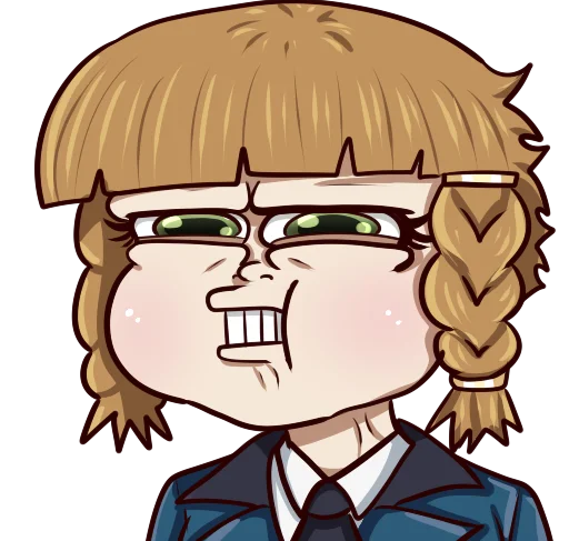 😬 Стикер «Youjo Senki» для Telegram