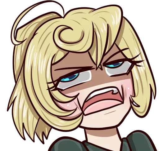 😩 Стикер «Youjo Senki» для Telegram