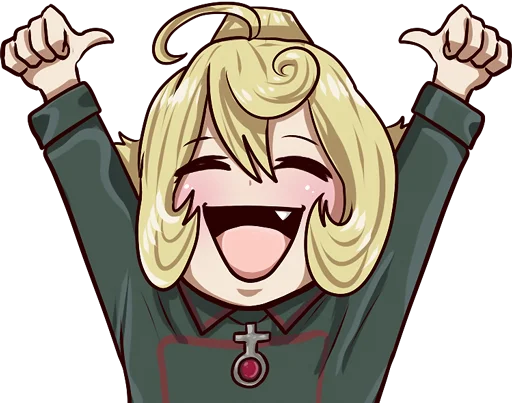 😄 Стикер «Youjo Senki» для Telegram