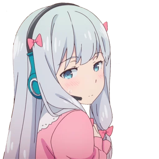 👩 Стикер «Sagiri» для Telegram