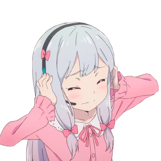👩 Стикер «Sagiri» для Telegram