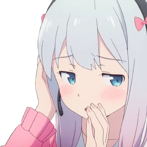 👩 Стикер «Sagiri» для Telegram