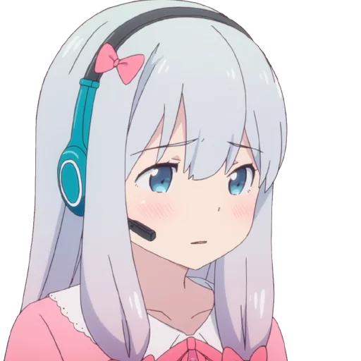 👩 Стикер «Sagiri» для Telegram
