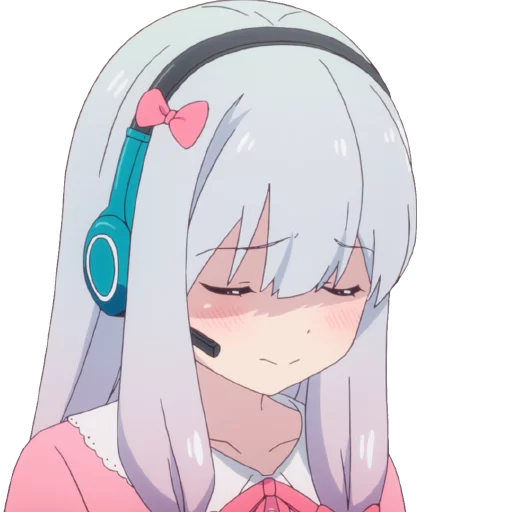 👩 Стикер «Sagiri» для Telegram