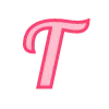 😃 Эмодзи «Сахарная вата Шрифт» для Telegram