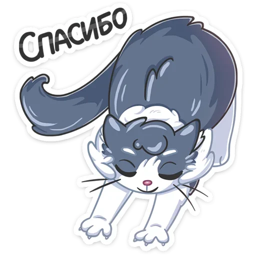 😊 Стикер «Серый Сахарок» для Telegram