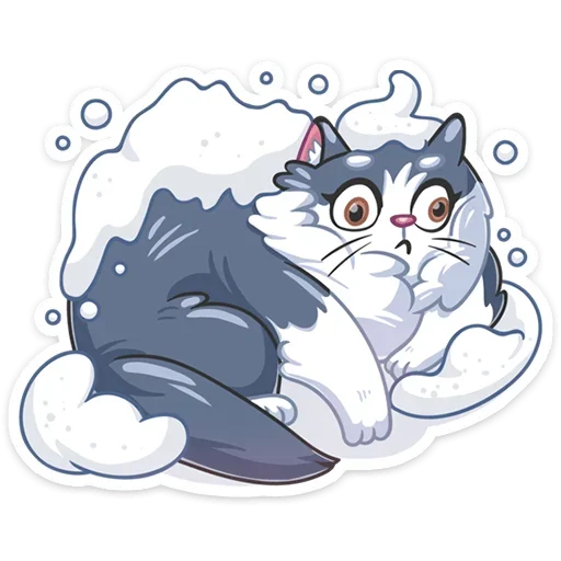 ❄️ Стикер «Серый Сахарок» для Telegram
