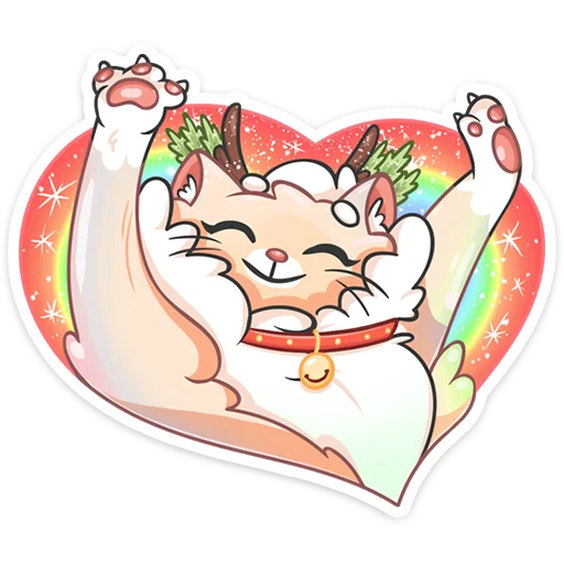 ❤️ Стикер «Новогодний Сахарок» для Telegram