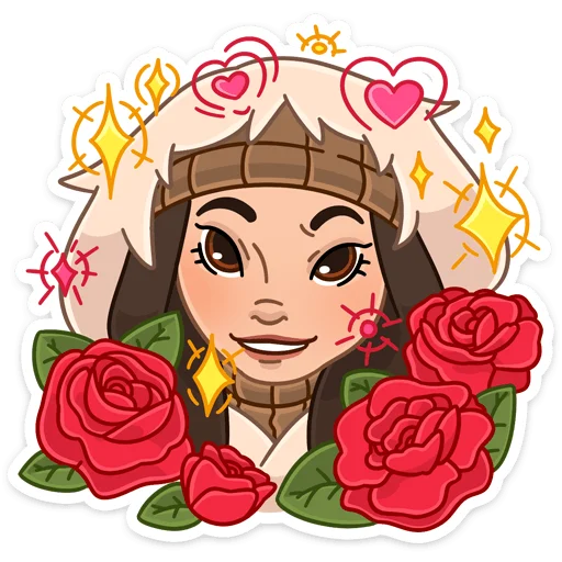 🥰 Стикер «Сахаяна» для Telegram