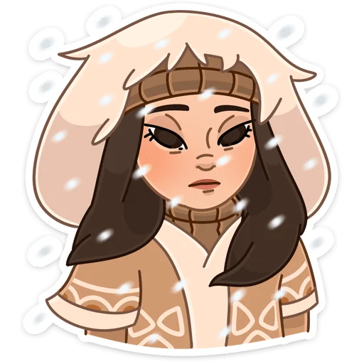🌨 Стикер «Сахаяна» для Telegram