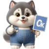 👍 Эмодзи «Кругленький Сай» для Telegram