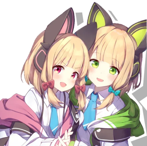 😍 Стикер «Midori & Momoi Blue Archive» для Telegram