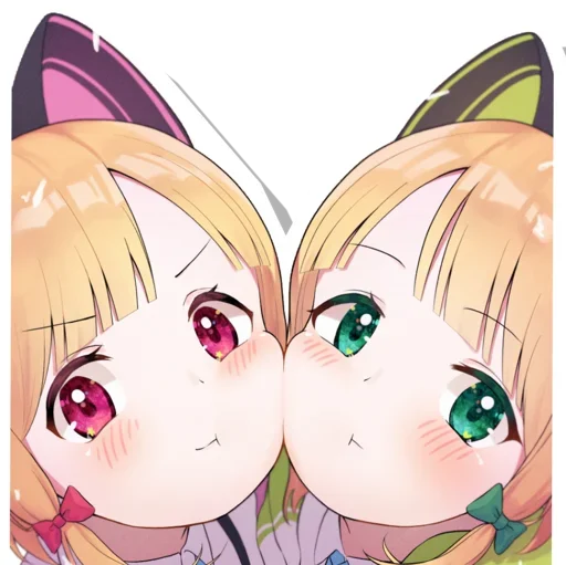 Стикерпак Midori & Momoi Blue Archive для Telegram