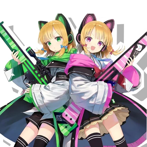 😍 Стикер «Midori & Momoi Blue Archive» для Telegram
