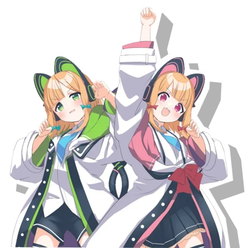 😍 Стикер «Midori & Momoi Blue Archive» для Telegram