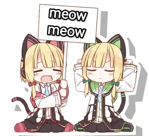 😍 Стикер «Midori & Momoi Blue Archive» для Telegram