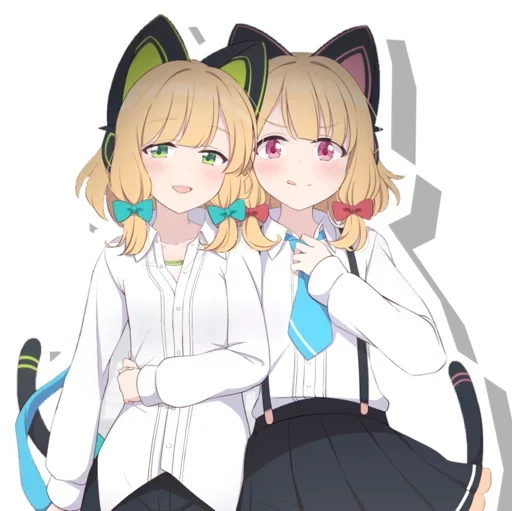 😍 Стикер «Midori & Momoi Blue Archive» для Telegram