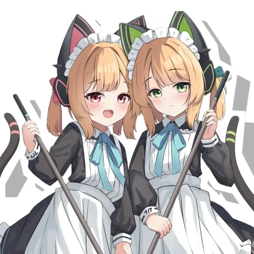 😍 Стикер «Midori & Momoi Blue Archive» для Telegram