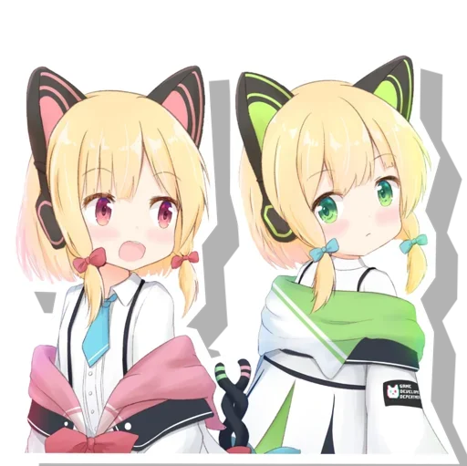 😍 Стикер «Midori & Momoi Blue Archive» для Telegram