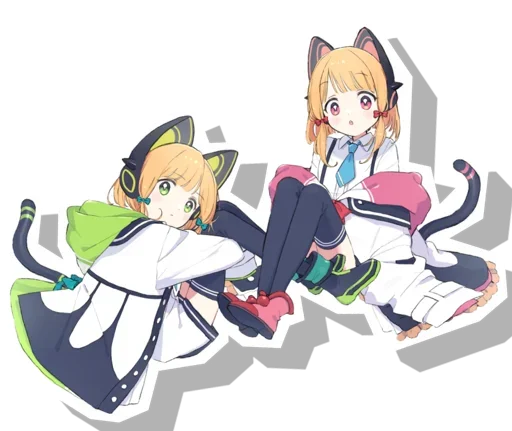 😍 Стикер «Midori & Momoi Blue Archive» для Telegram